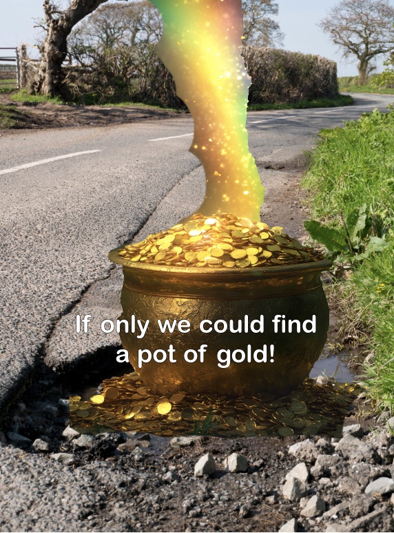 pot holes gold